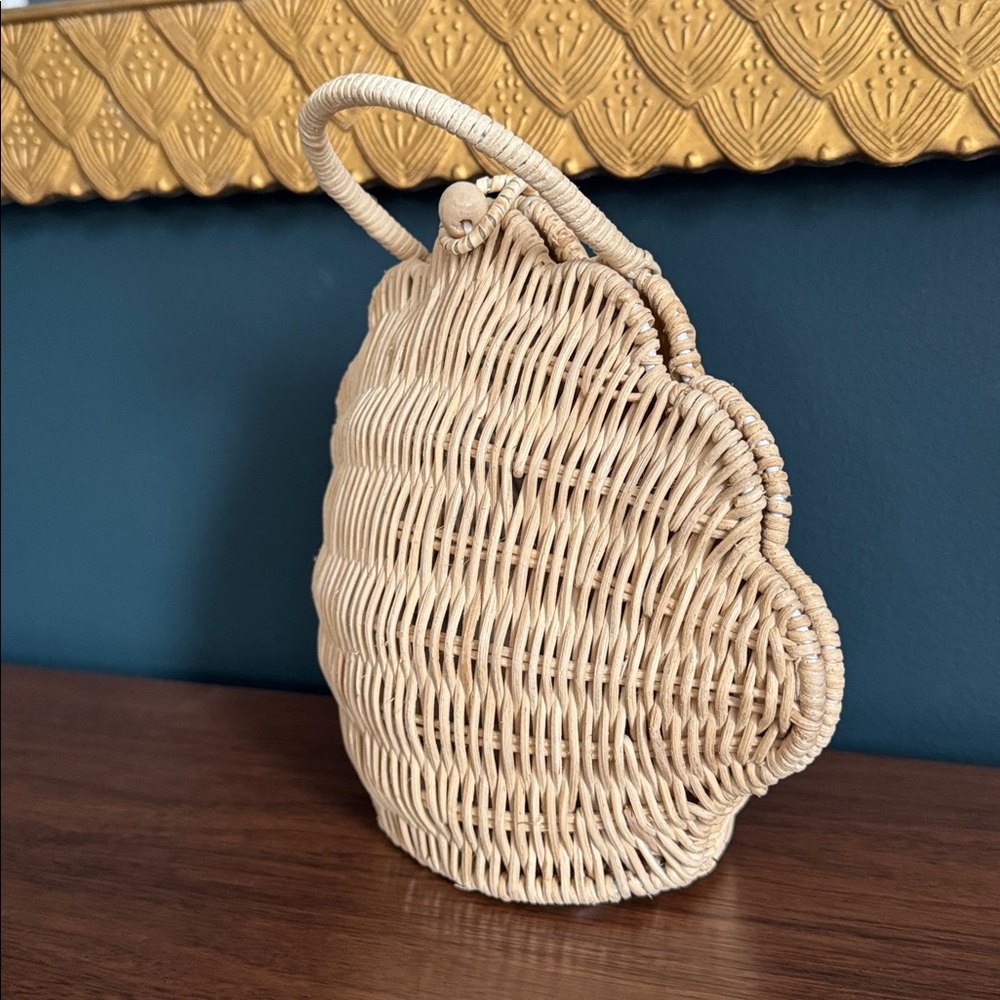 Olli Ella Rattan Shell Bag - Picture 2 of 5